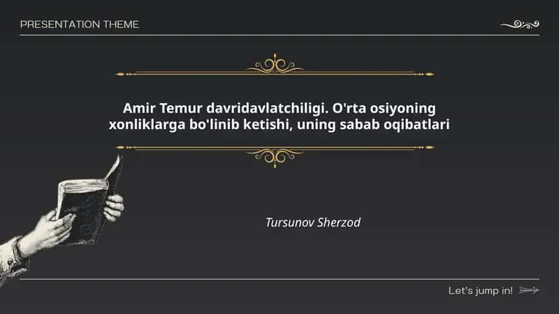 Amir Temur davridavlatchiligi