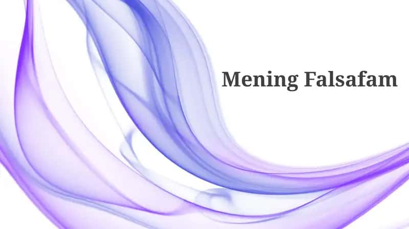 Mening Falsafam