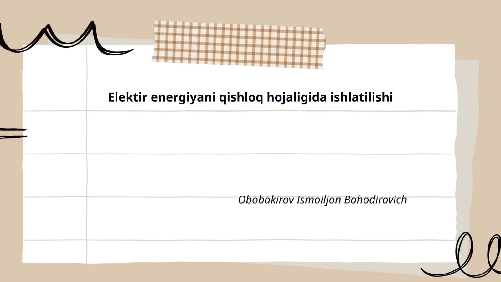 Elektir energiyani qishloq hojaligida ishlatilishi