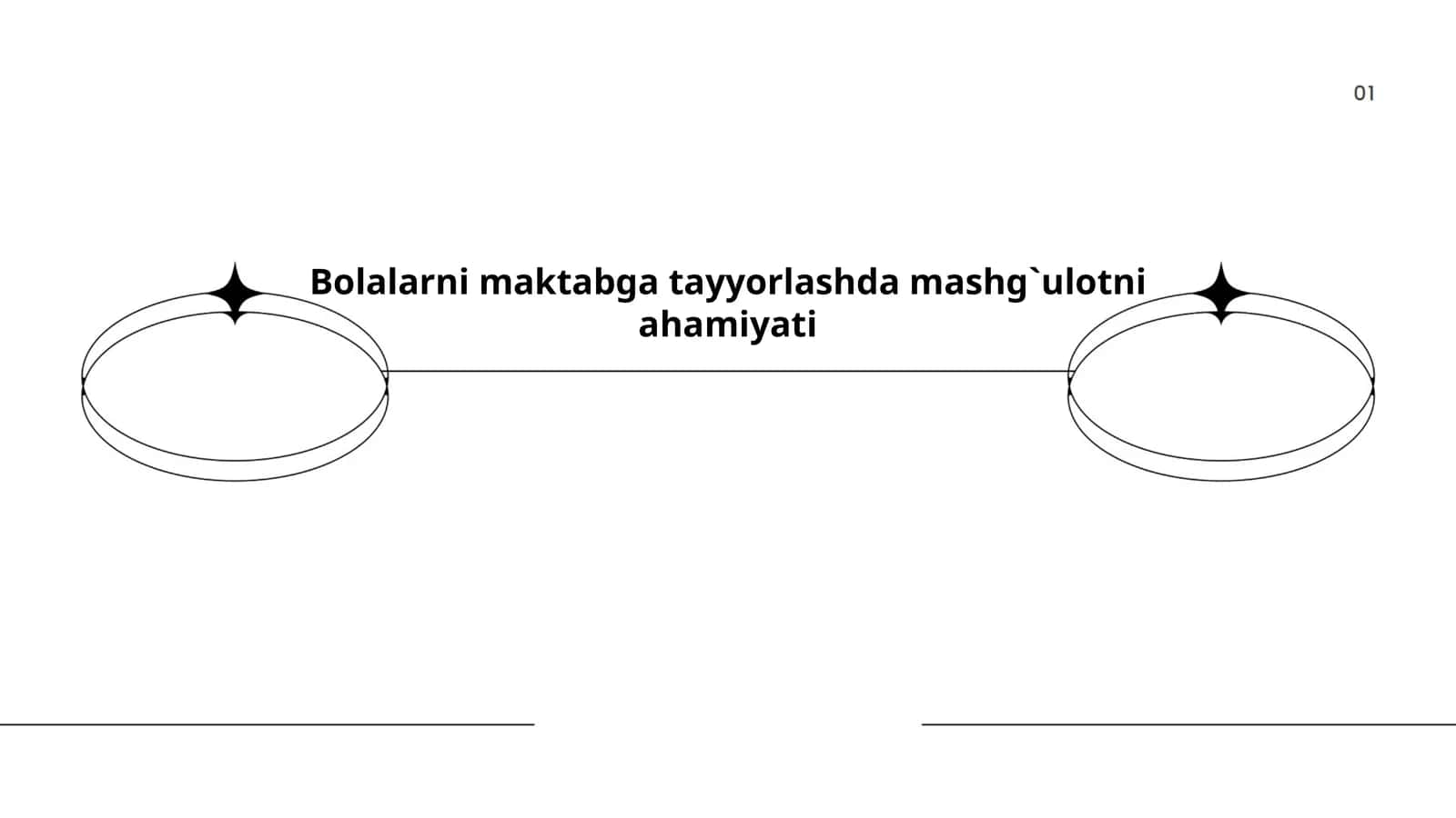 Bolalarni maktabga tayyorlashda mashg`ulotni ahamiyati