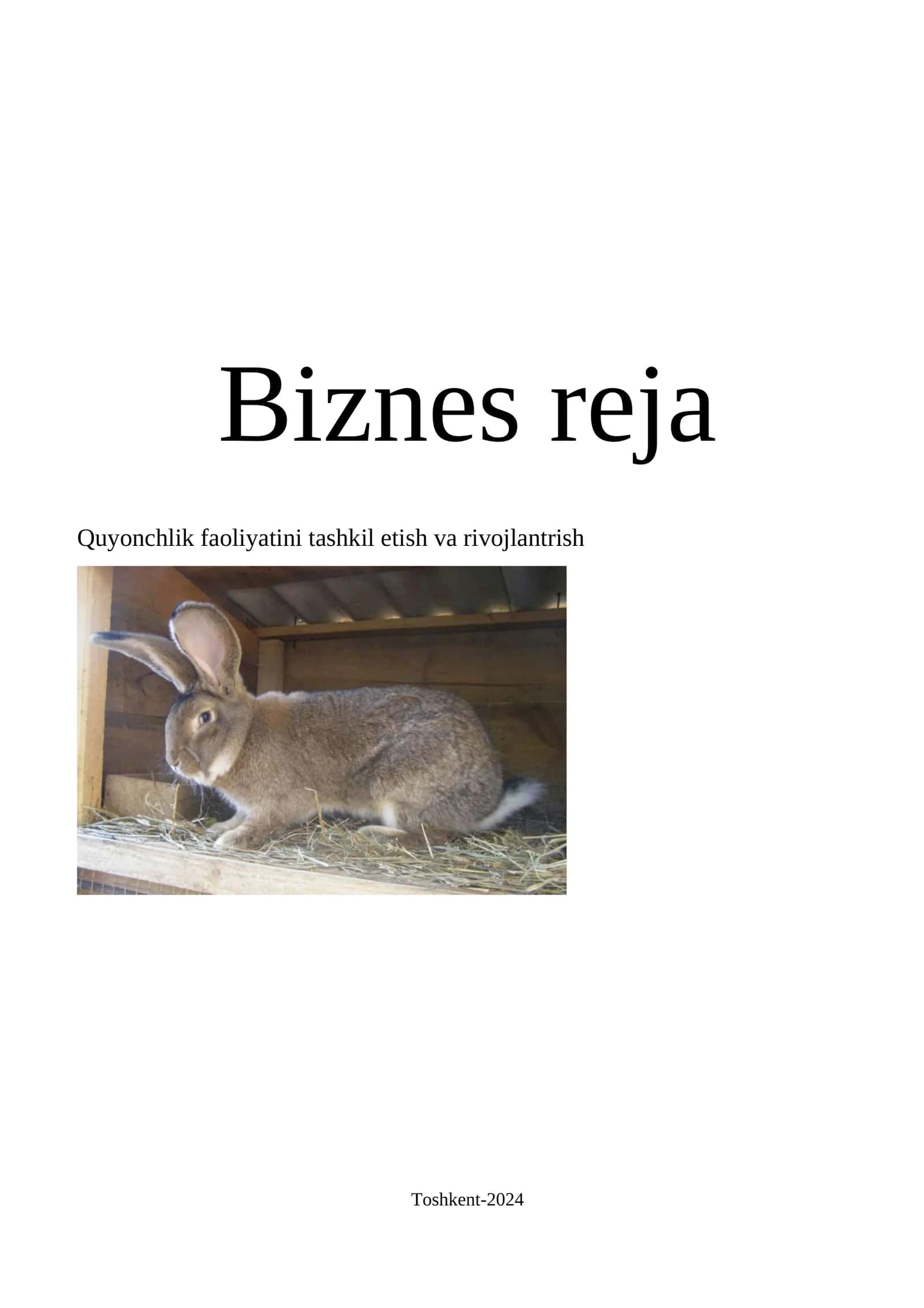 Biznes reja quyon biznesi
