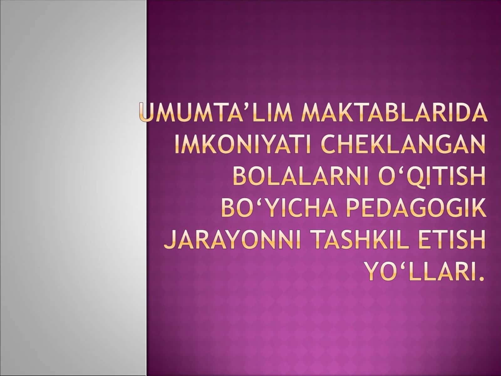 Inklyuziv ta’lim