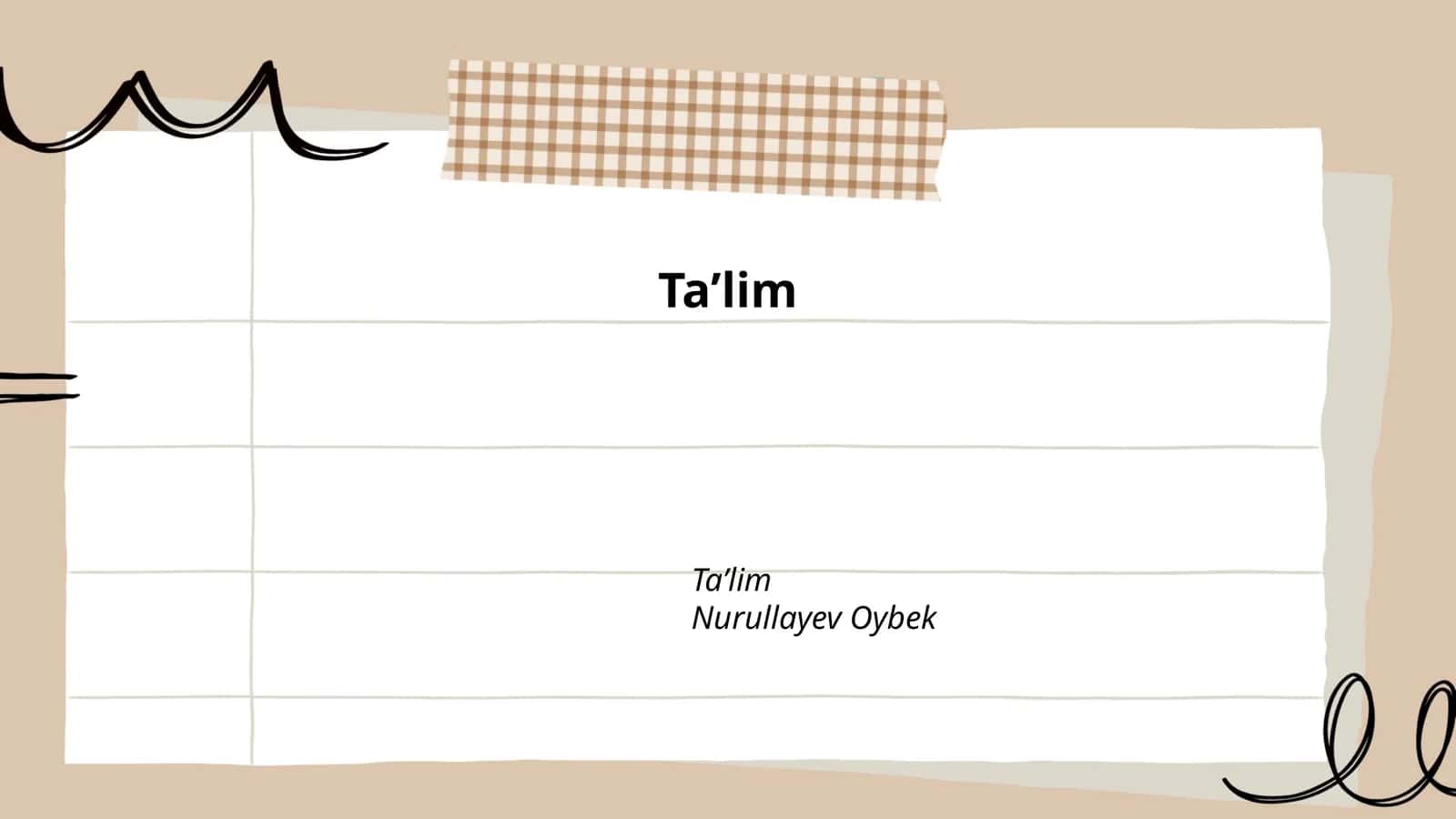 Taʼlim