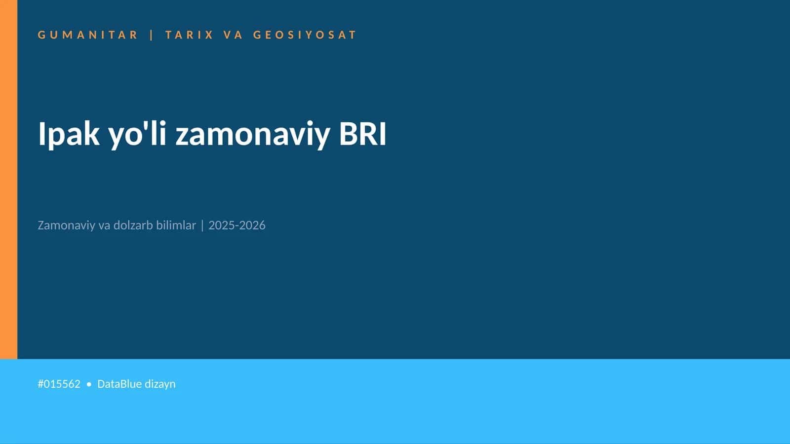 Ipak yo'li zamonaviy BRI