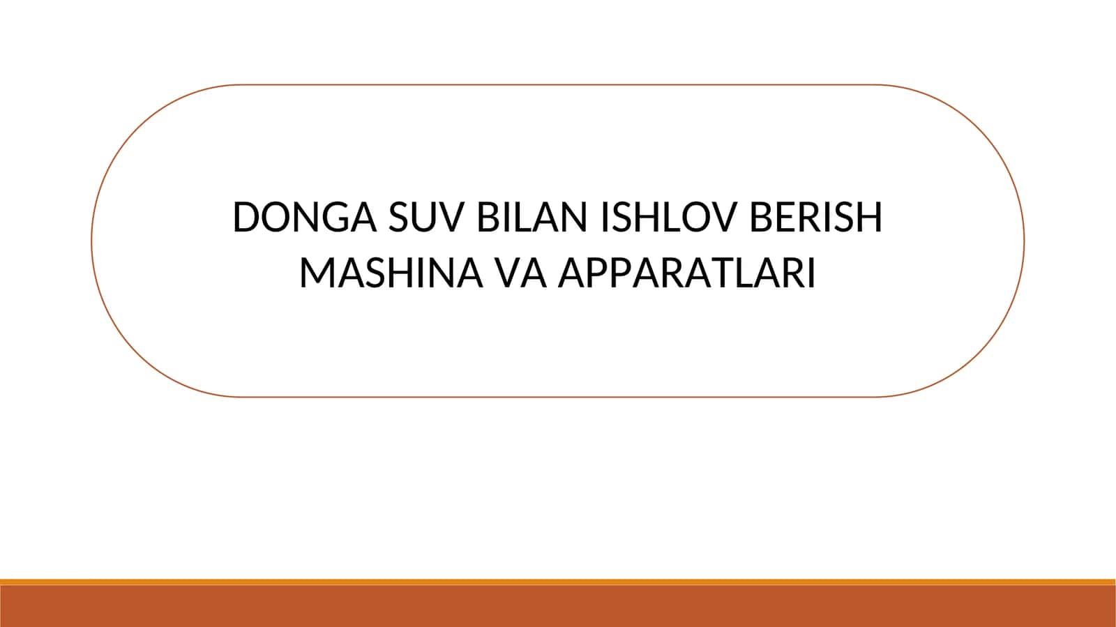 DONGA SUV BILAN ISHLOV BERISH MASHINA VA APPARATLARI