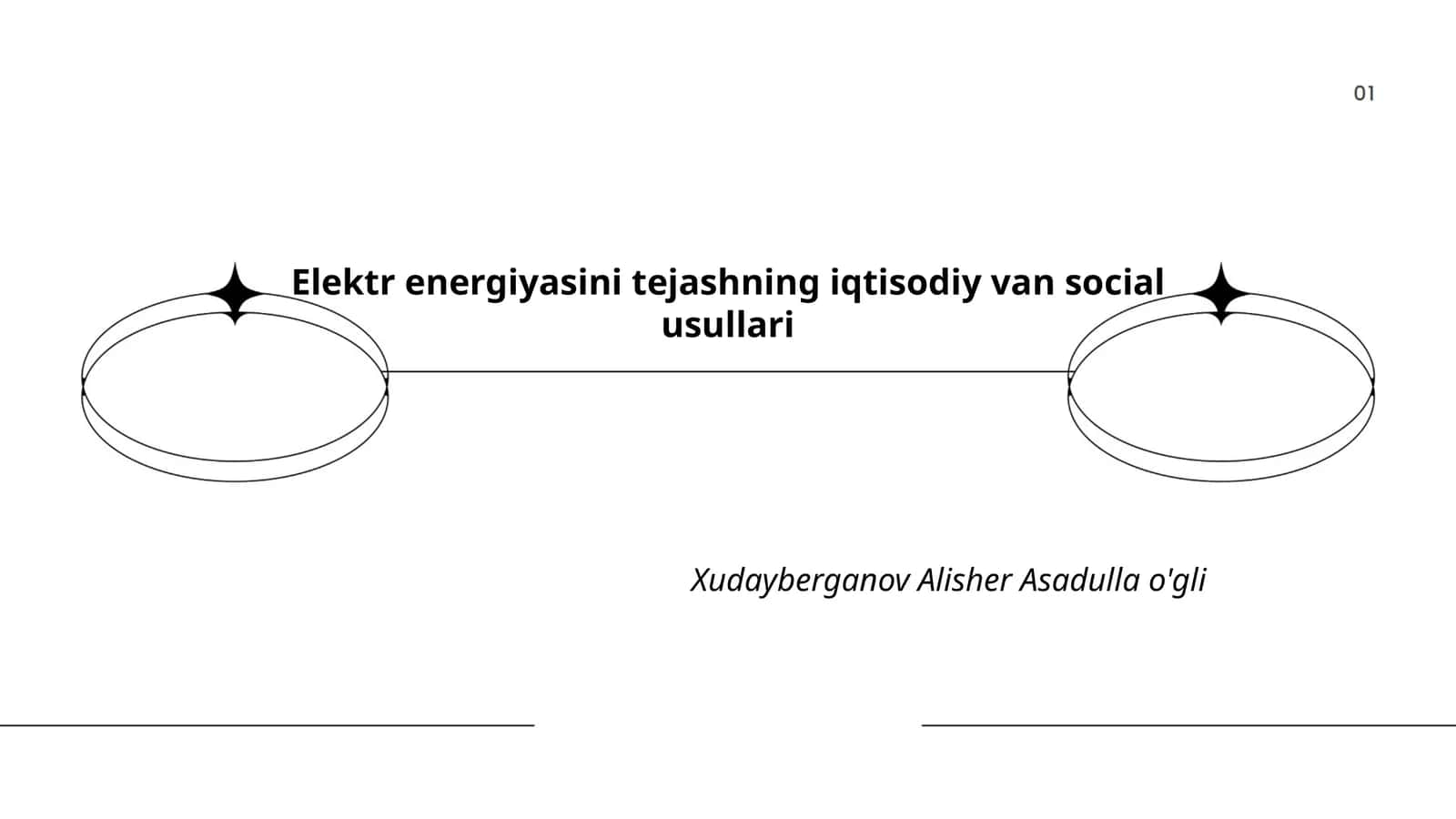 Elektr energiyasini tejashning iqtisodiy van social usullari