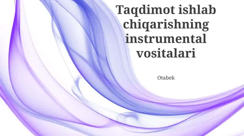 Loyiha boshqaruv vositalari