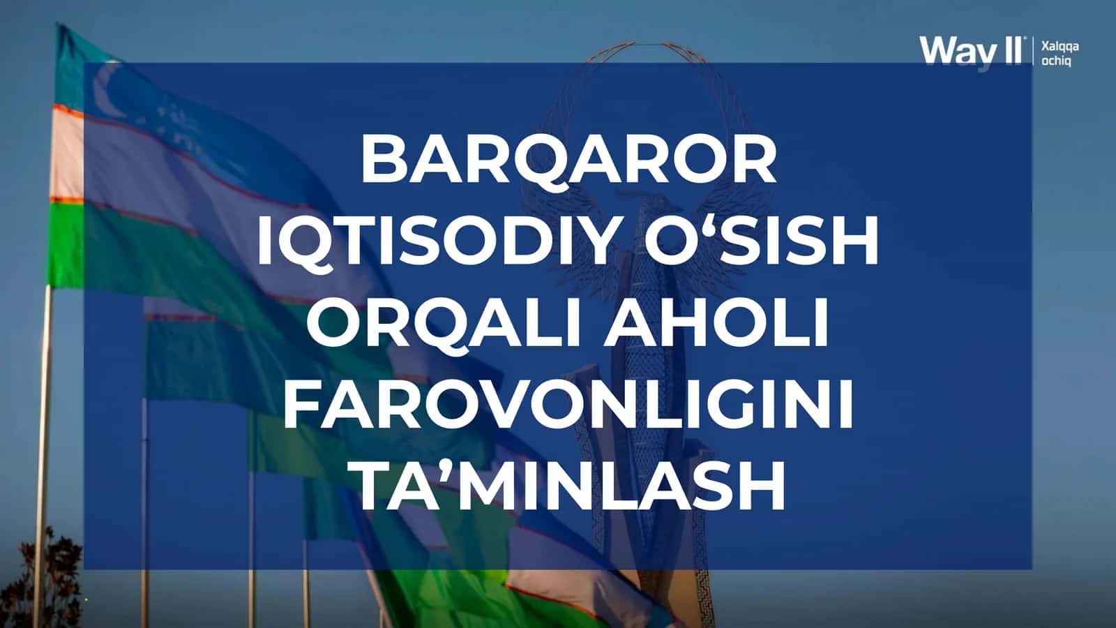 BARQAROR IQTISODIY O‘SISH ORQALI AHOLI FAROVONLIGINI TA’MINLASH