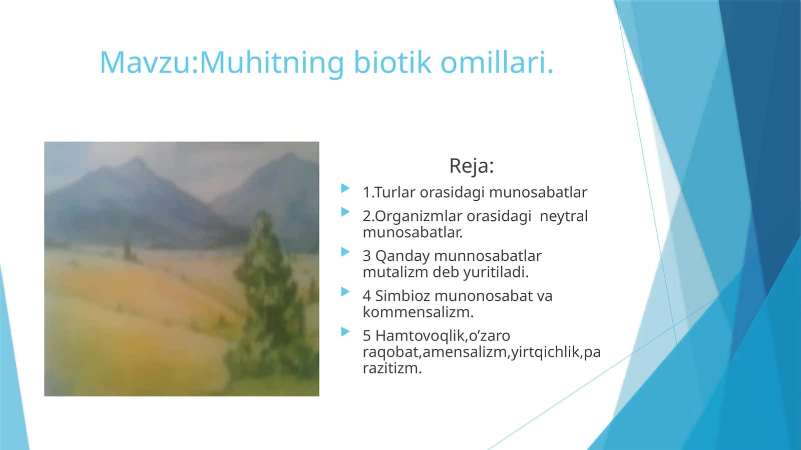 Muhitning biotiko millari