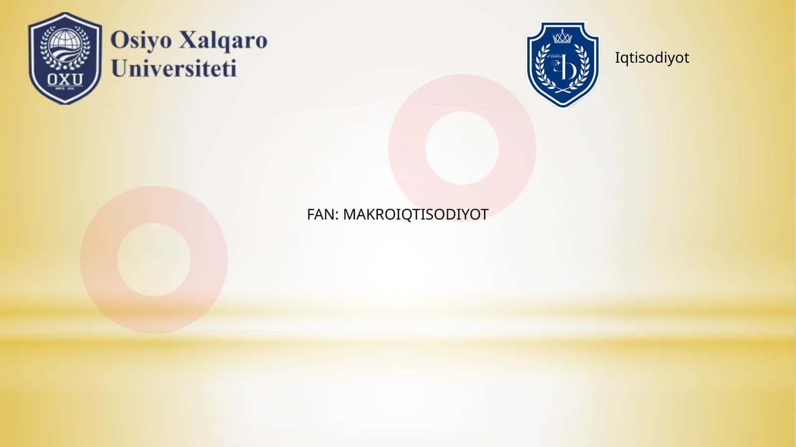 MАKRОIQTISОDIYOT