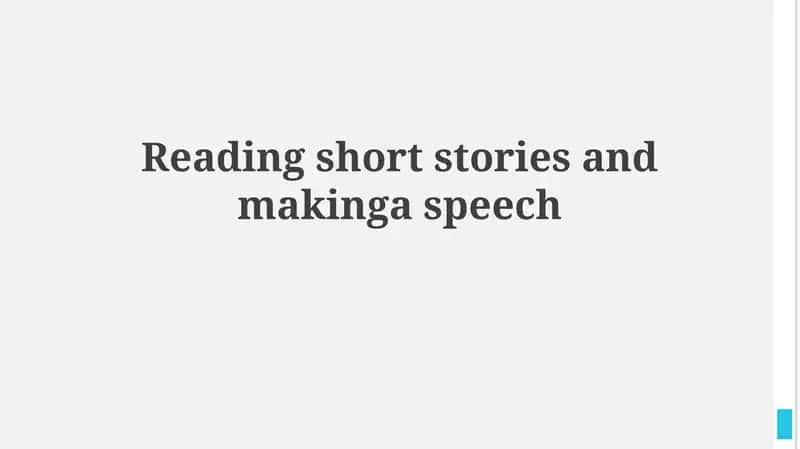 Unlocking Short Stories: From Page to Presentation