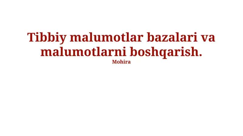 Katta hajmdagi ma'lumotlarni qayta ishlash (Big Data)