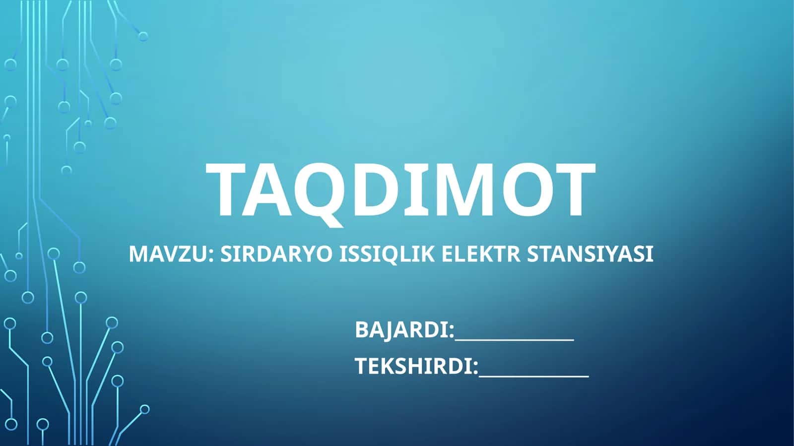 SIRDARYO Issiqlik Elektr Stansiyasi