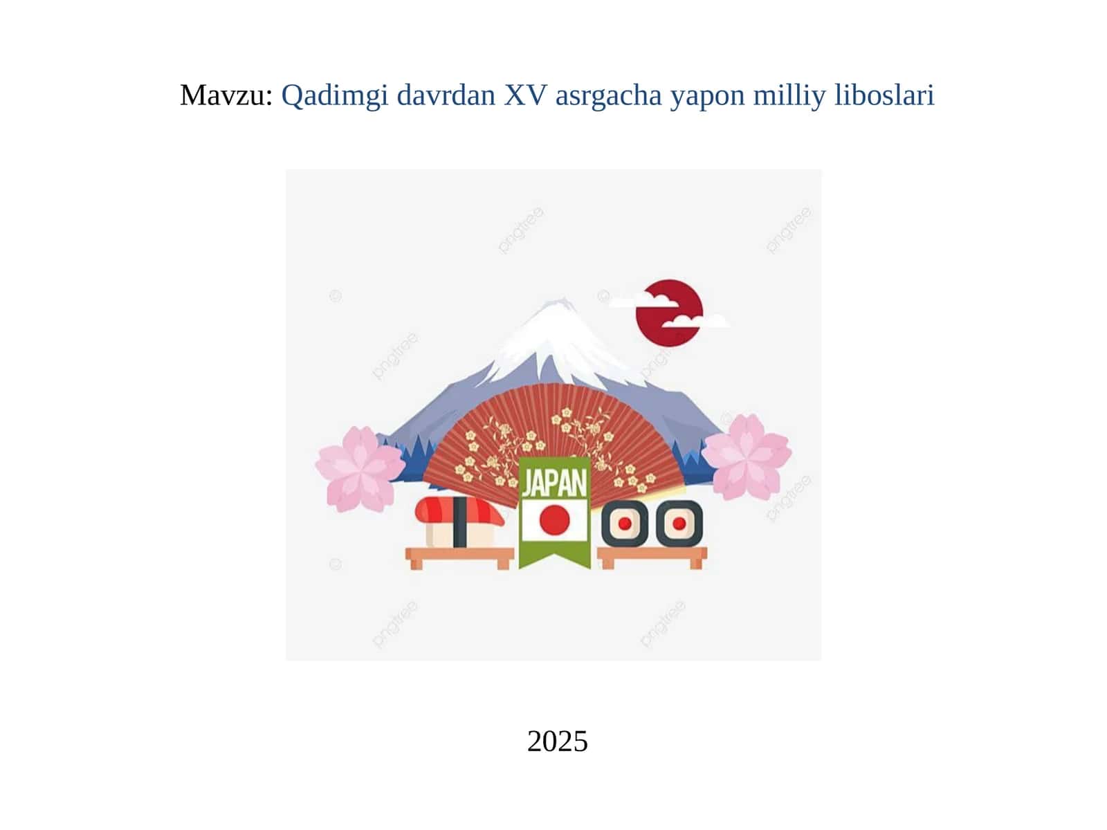 Qadimgi davrda XV asr gacha yapon milliy liboslari