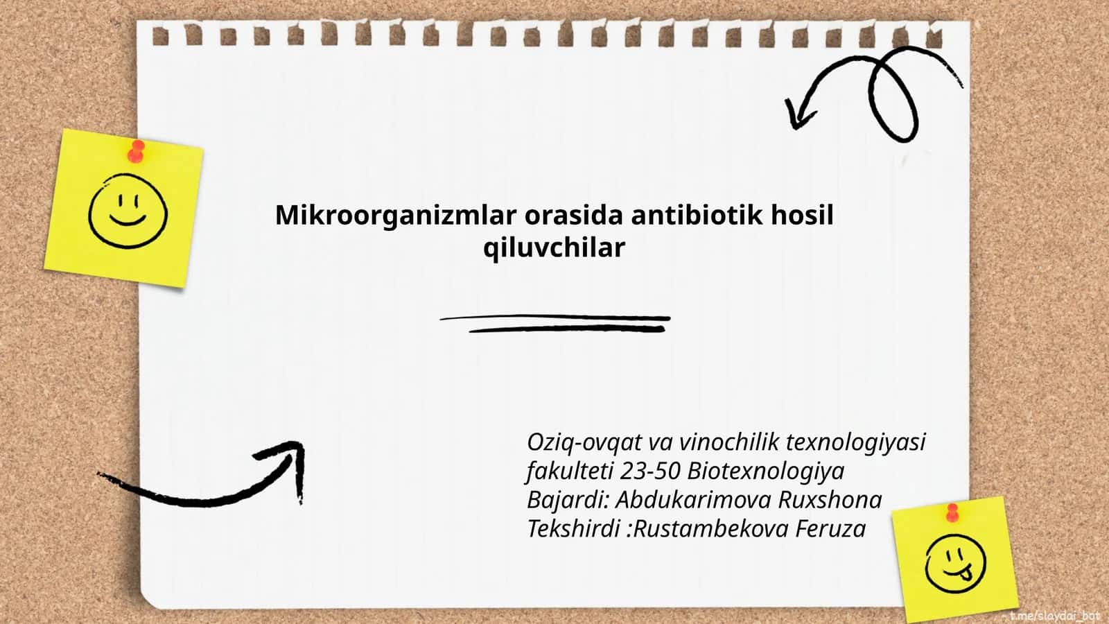 Mikroorganizmlar orasida antibiotik hosil qiluvchilar