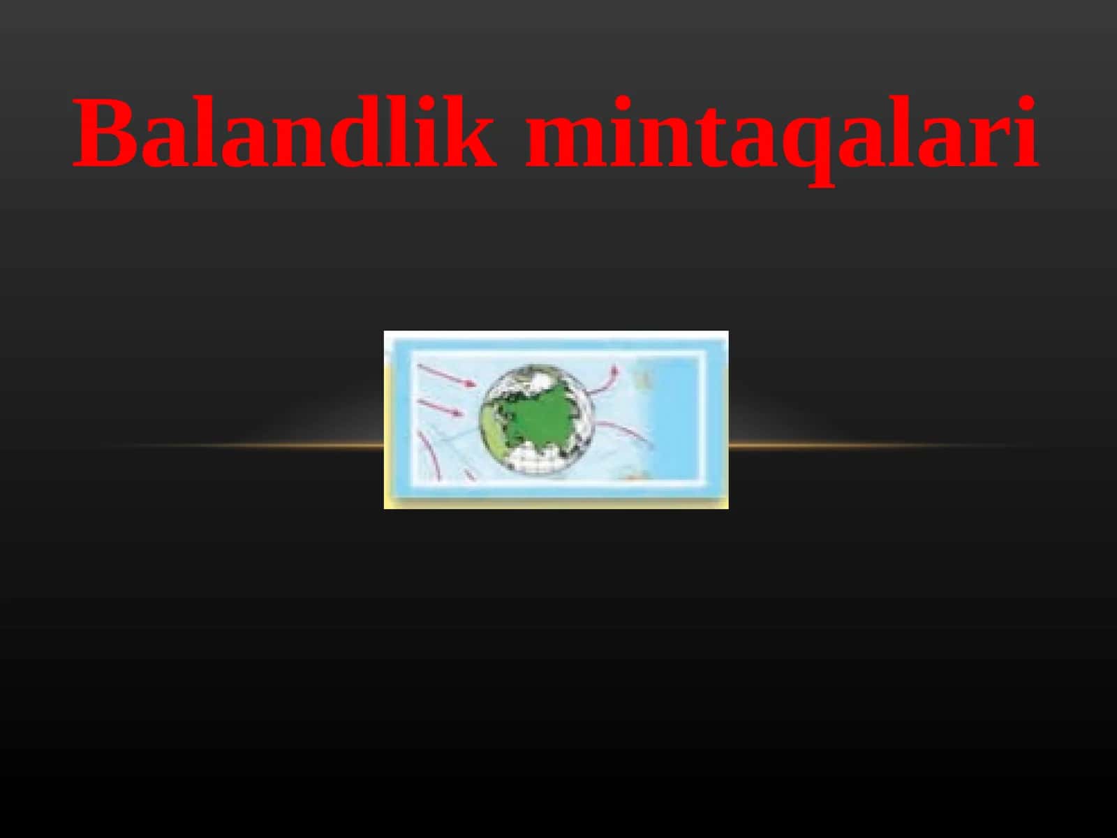 Balandlik mintaqalari