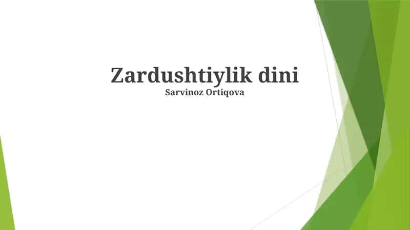 Zardushtiylik dini