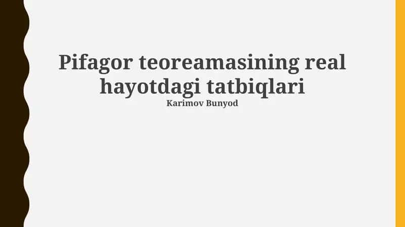 Pifagor teoremasi