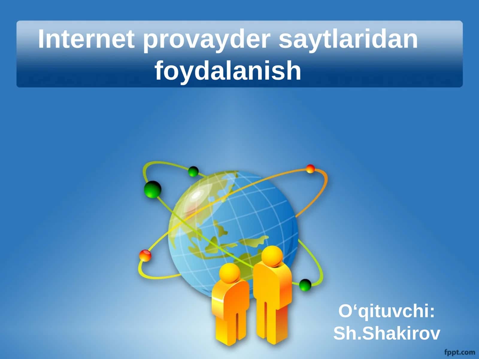 Internet provayder saytlaridan foydalanish