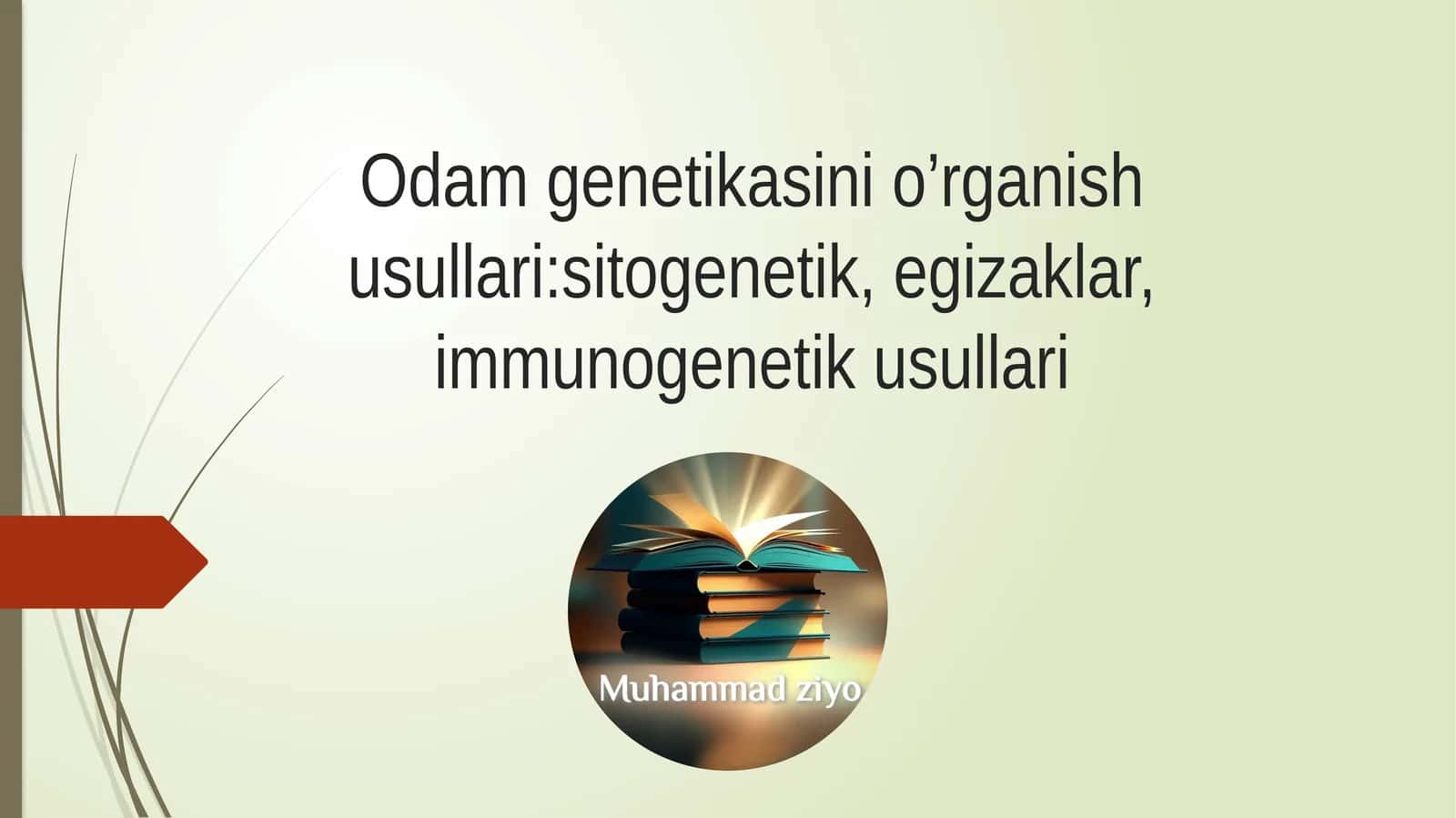 Odam genetikasi-Odam Ergashtirish Genetikasi