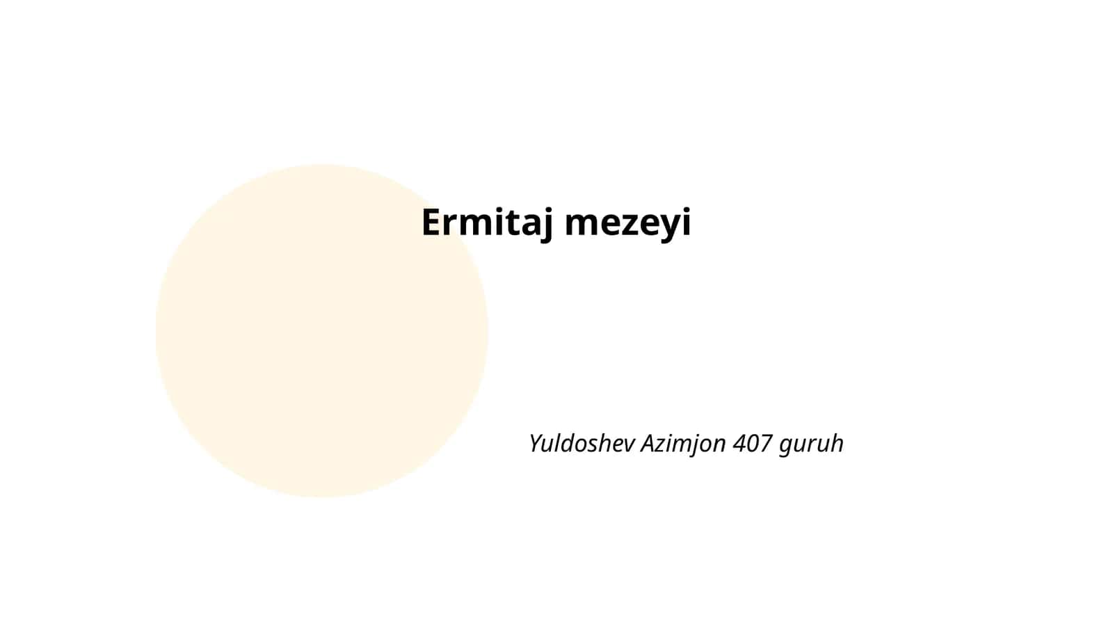 Ermitaj mezeyi