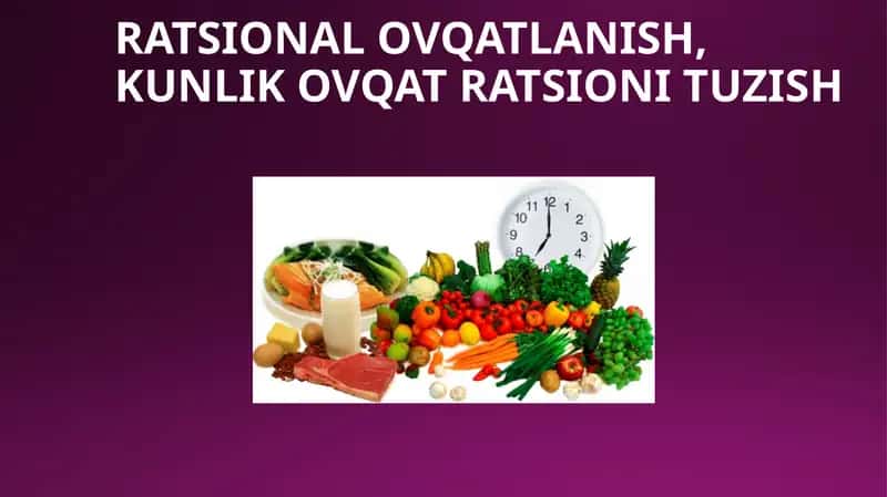 Ratsional ovqatlanish
