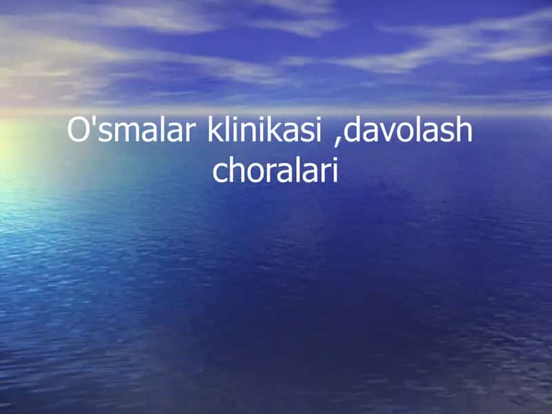 O'smalarklinikasi