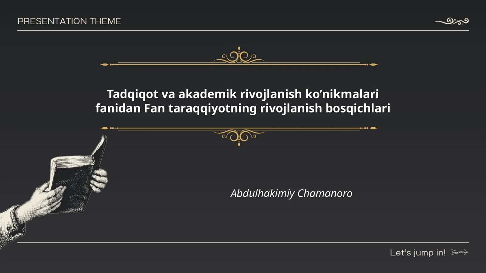 Ilm-fan tarixi va uning asoslari