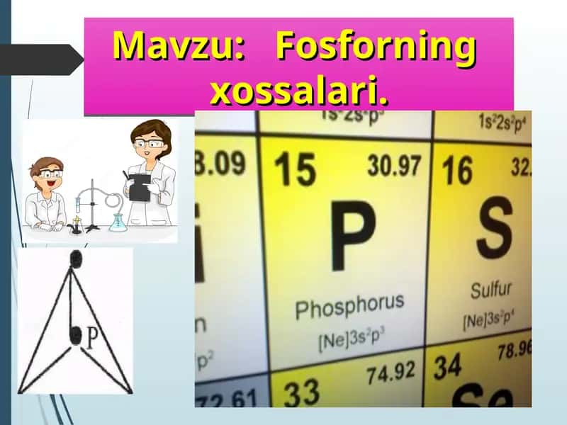 Fosforning xossalari