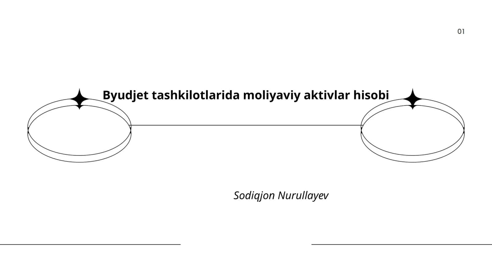 Byudjet tashkilotlarida moliyaviy aktivlar hisobi