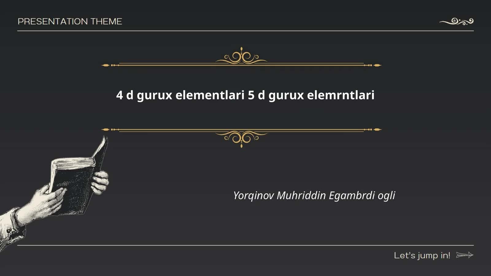 4D gurux elementlari kimyoviy xususiyatlari