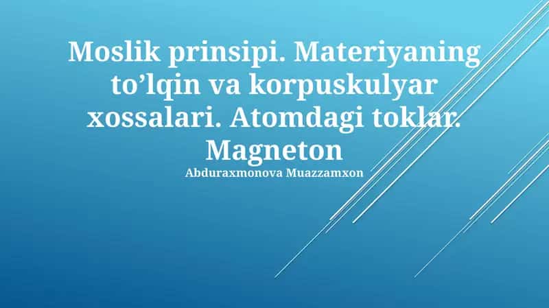 Moslik prinsipi