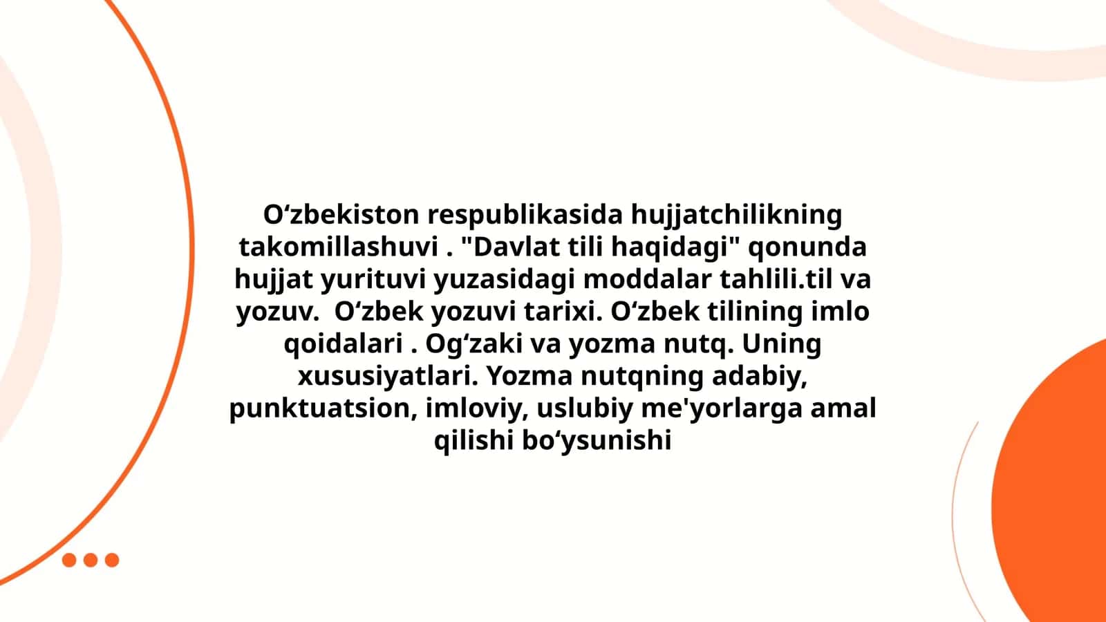 Oʻzbek tilining imlo-qoidalari