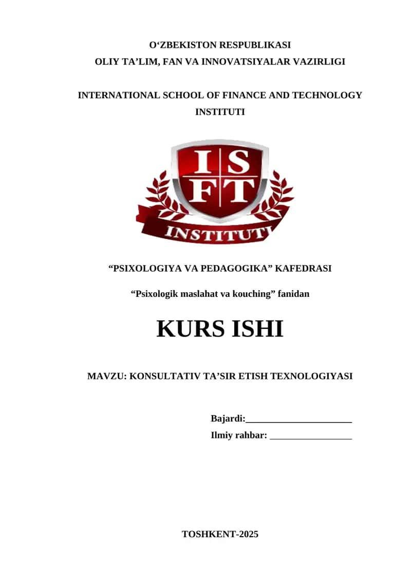 Konsultativ ta’sir etish texnologiyasi