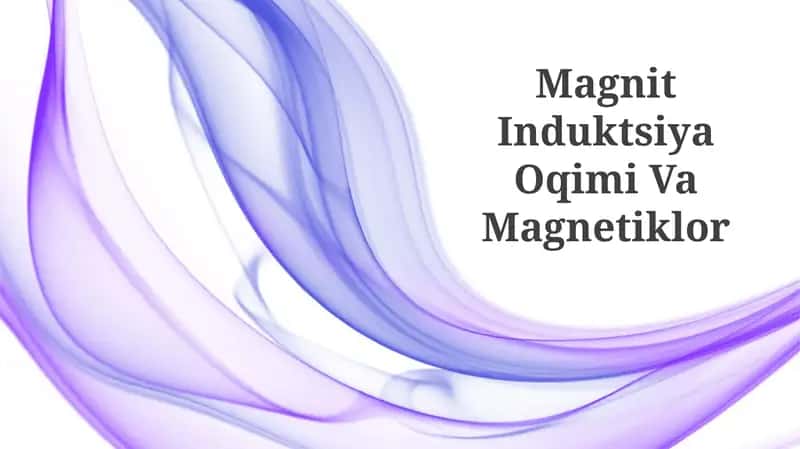 Faraday Induksiya va Magnitikқor