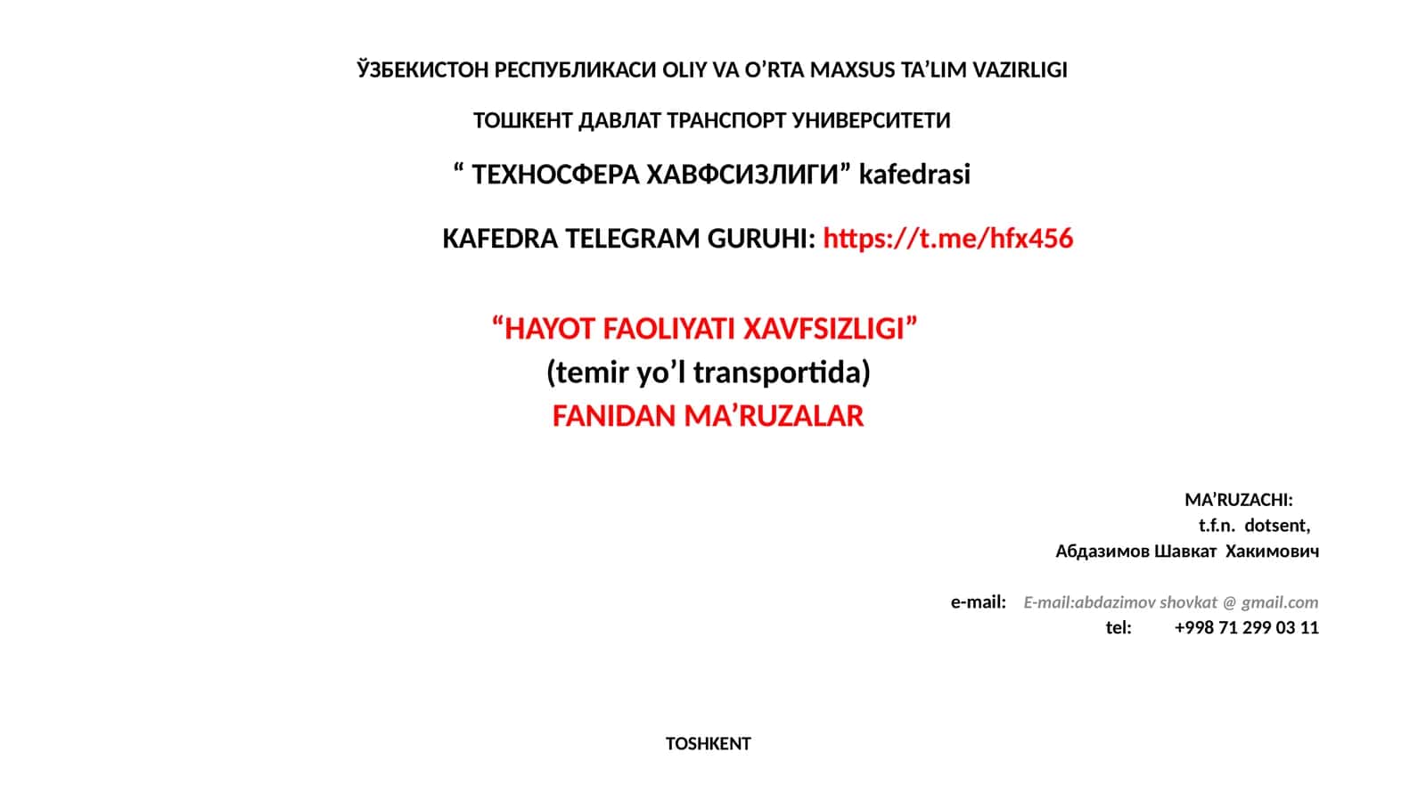 Elektr xavfsizligini ta'minlovchi usullar va vositalar