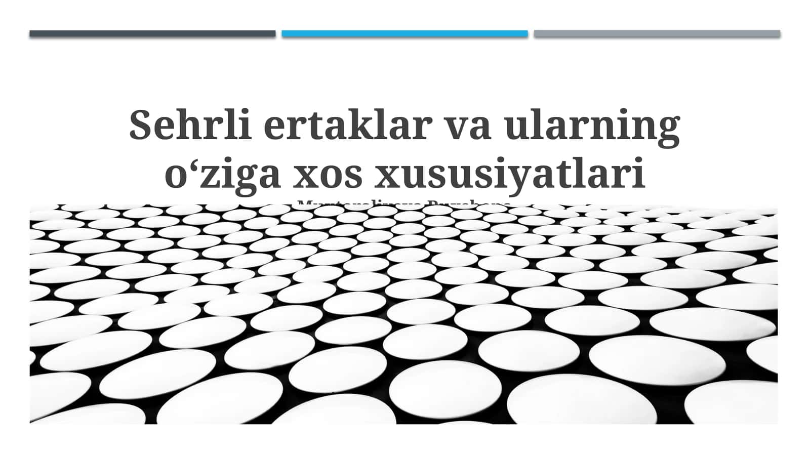 Sehrli ertaklar va ularning oʻziga xos xususiyatlari