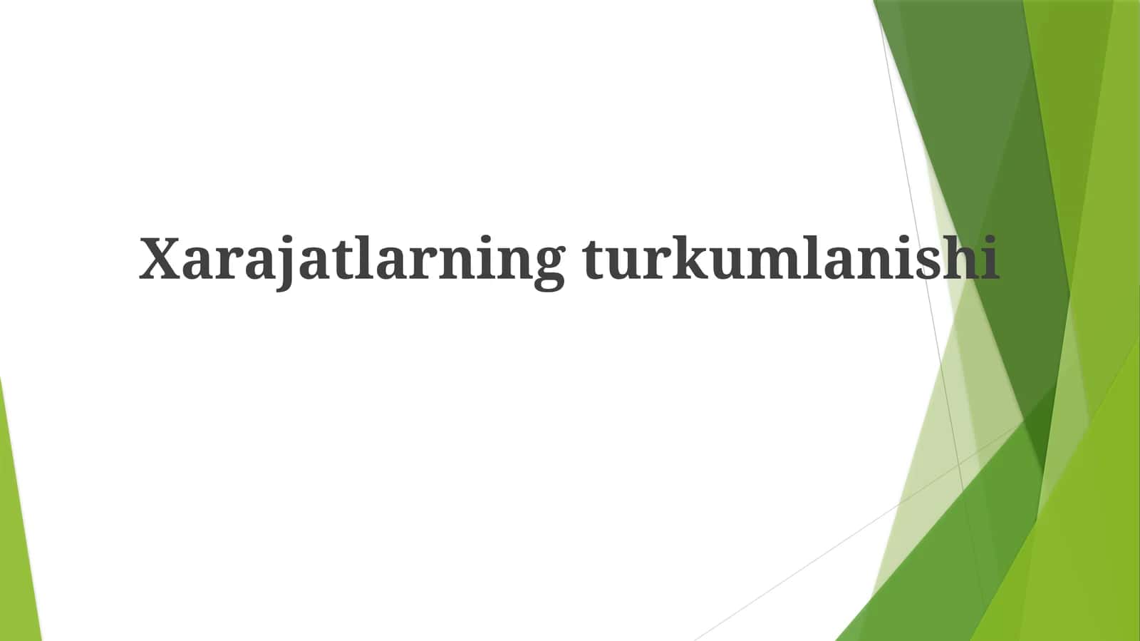 Yarim o'zgaruvchan xarajatlar