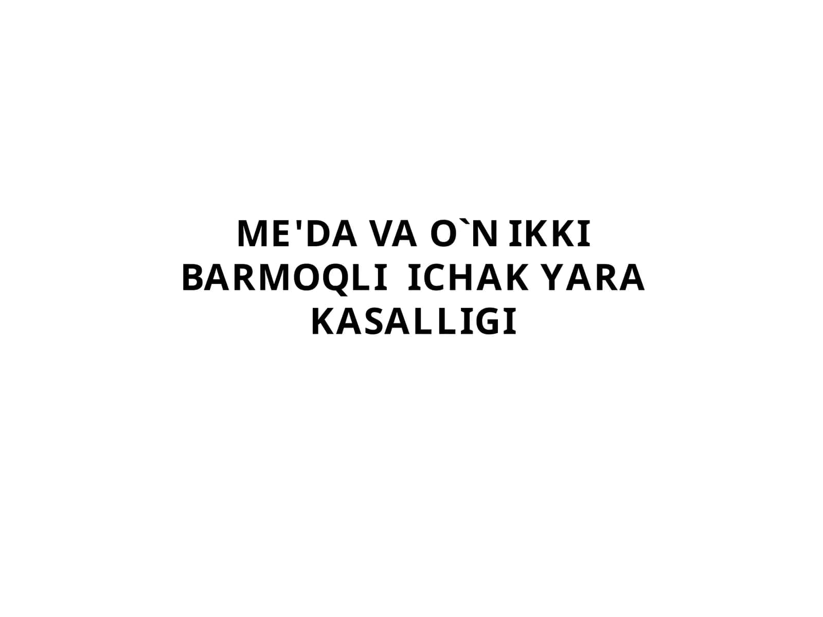 VAO`N IKKIBARMOQLIICHAK YARAKASALLIGI