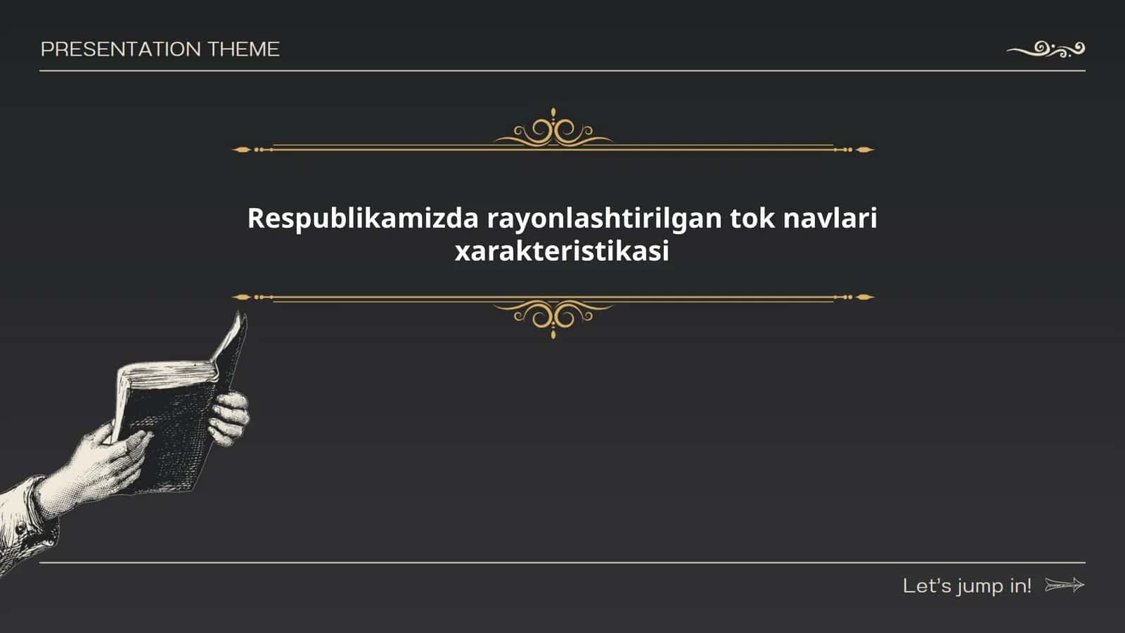 Respublikamizda rayonlashtirilgan tok navlari xarakteristikasi