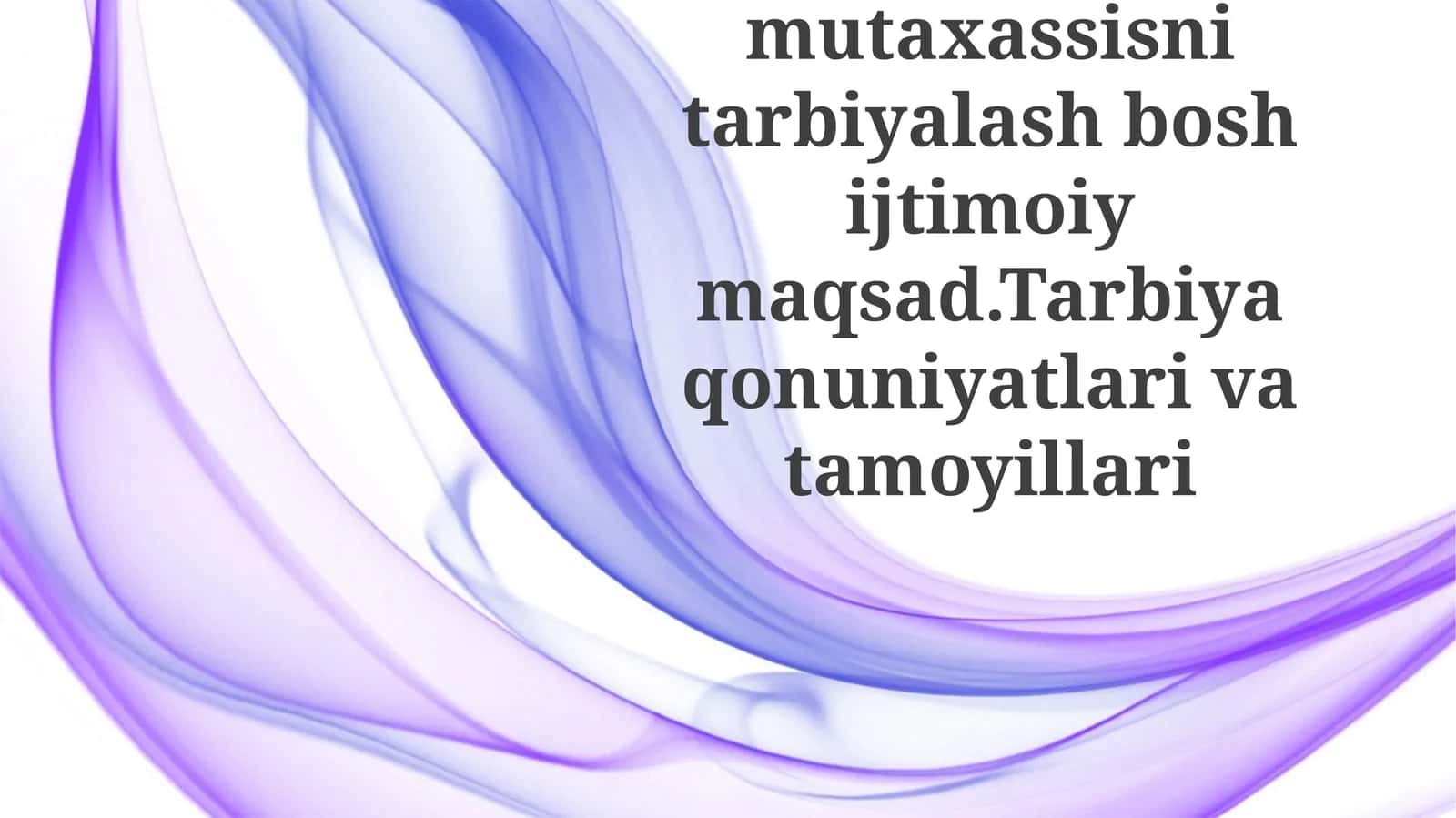 Malakali mutaxassislarning iqtisodiy ta'siri