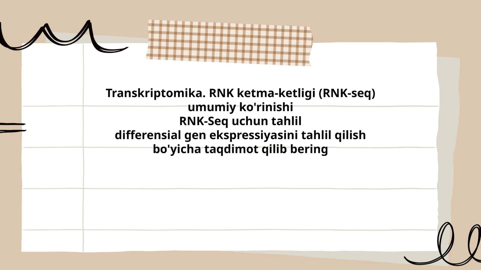 Transkriptomika. RNK ketma-ketligi (RNK-seq) umumiy ko'rinishi