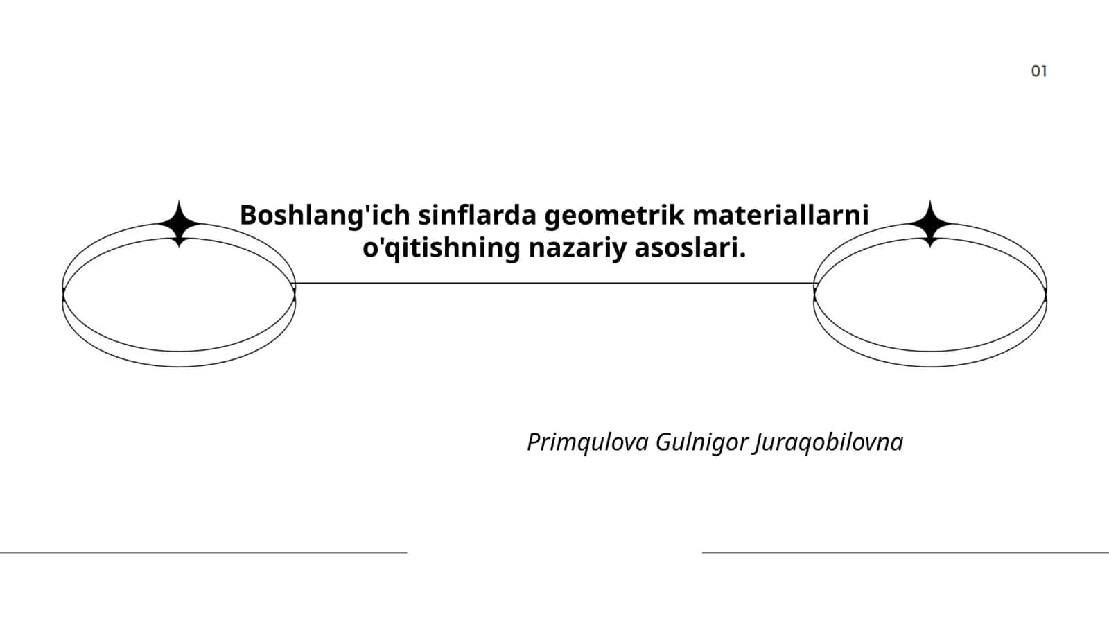 Boshlang'ich sinflarda geometrik materiallarni o'qitishning nazariy asoslari