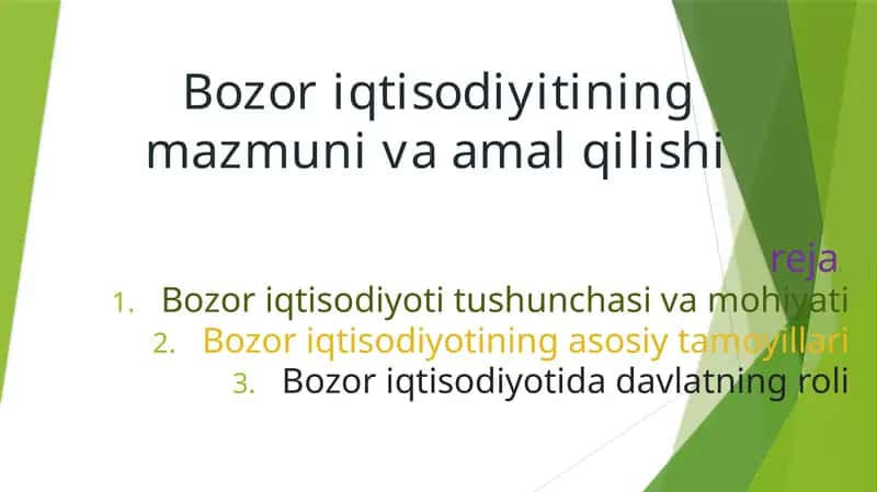 Bozoriqtisodiyotitushunchasivamohiyati