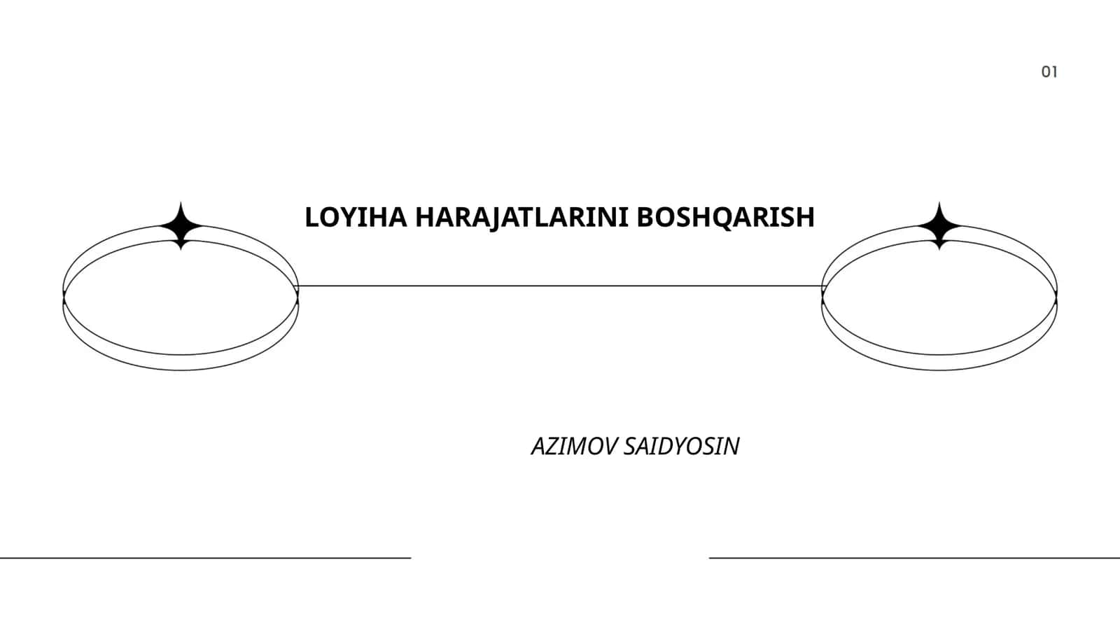 LOYIHA HARAJATLARINI BOSHQARISH