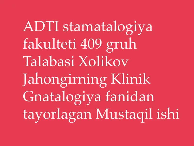 Tishning qattiq to'qimalarini charxlash mezonlari