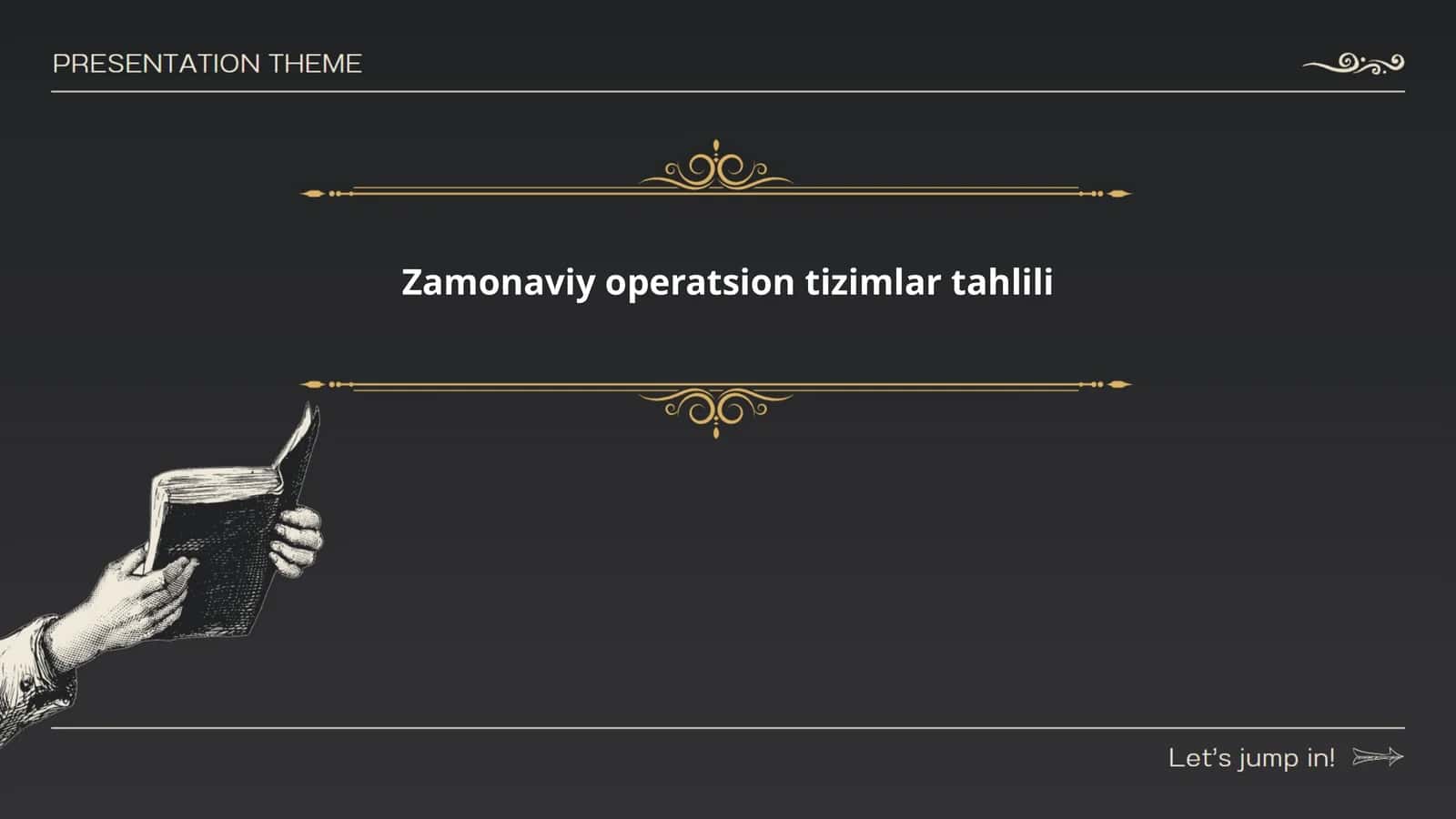 Zamonaviy operatsion tizimlar tahlili