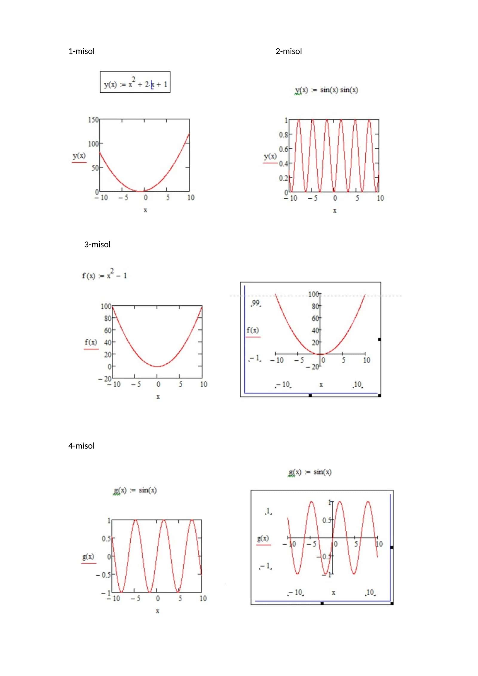 Mathcad grafik