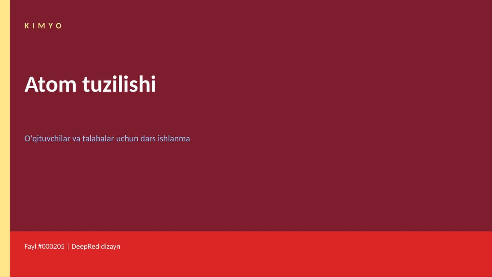 Atom tuzilishi