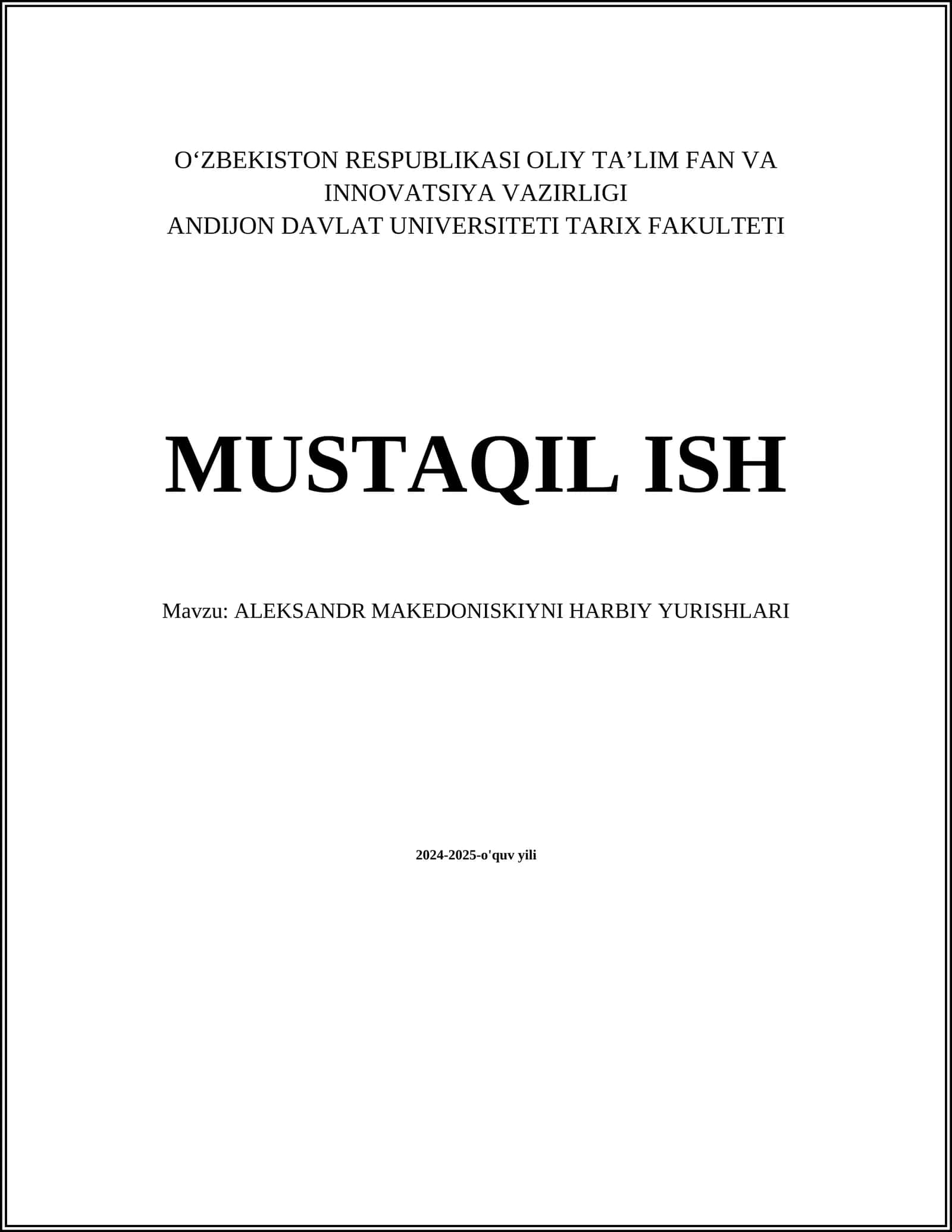 ALEKSANDR MAKEDONISKIYNI HARBIY YURISHLARI